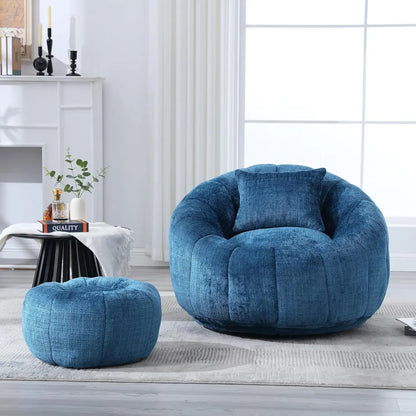 Stylish Bean Bag with Comfortable Footrest