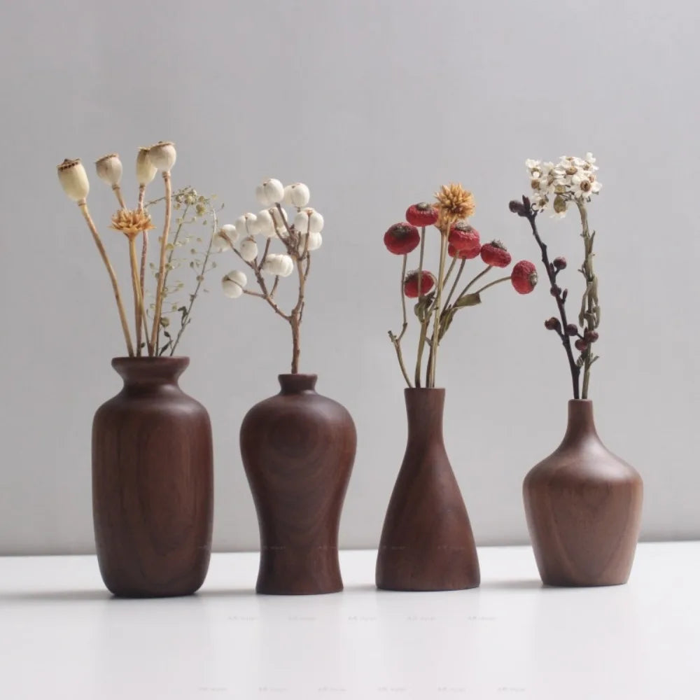 esthetic Wooden Vases