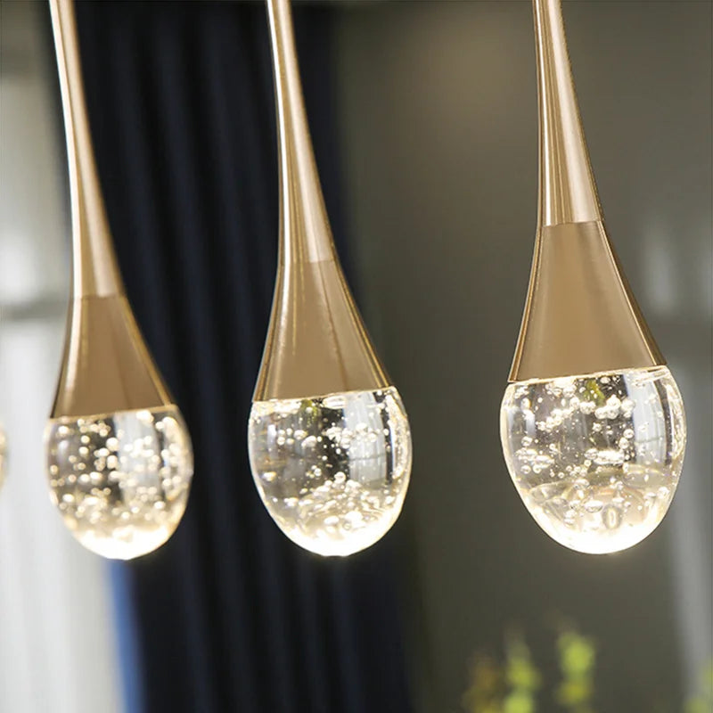 Nordic Drop Shaped Indoor Hanging Lamp