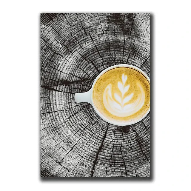 coffee design wall painting