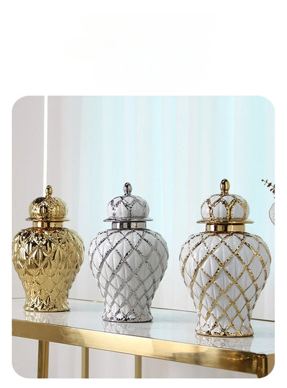 Elegant Ceramic Jar for Home Decor