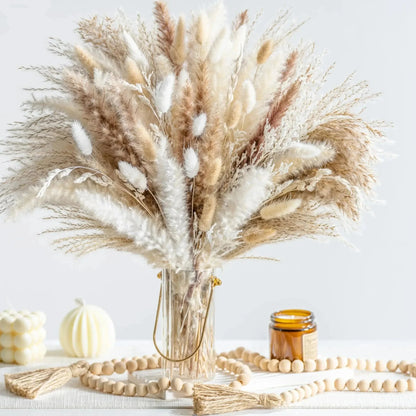 Pampas grass floral stems