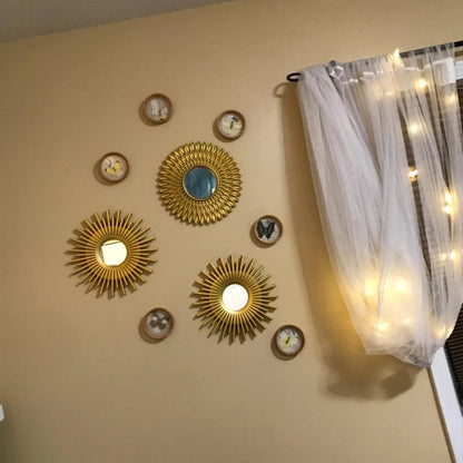 Golden Sunflower Wall Mirrors