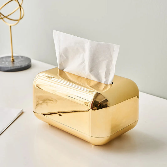 Decorative Gold Tissue Box