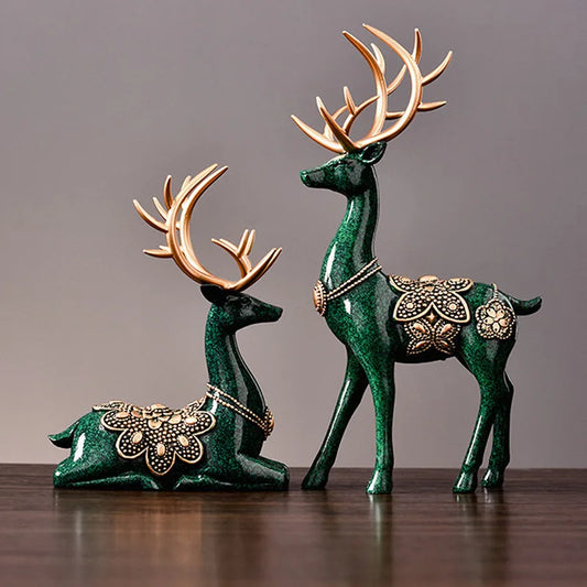 Deer sculpture 