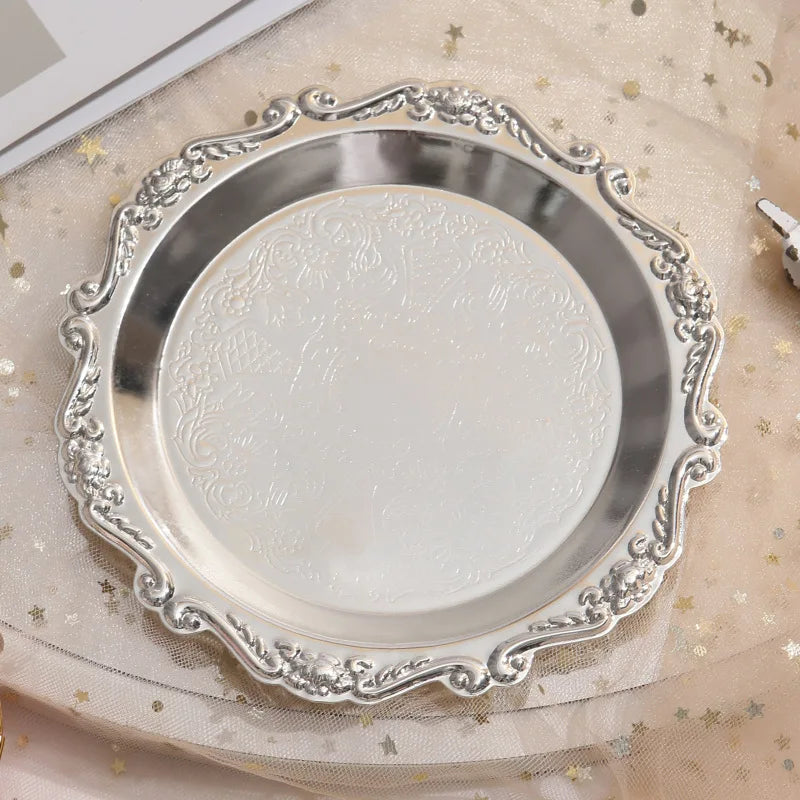 silver tray