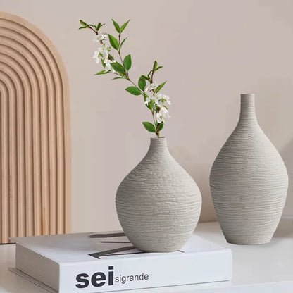 Beige Vase for room decor 