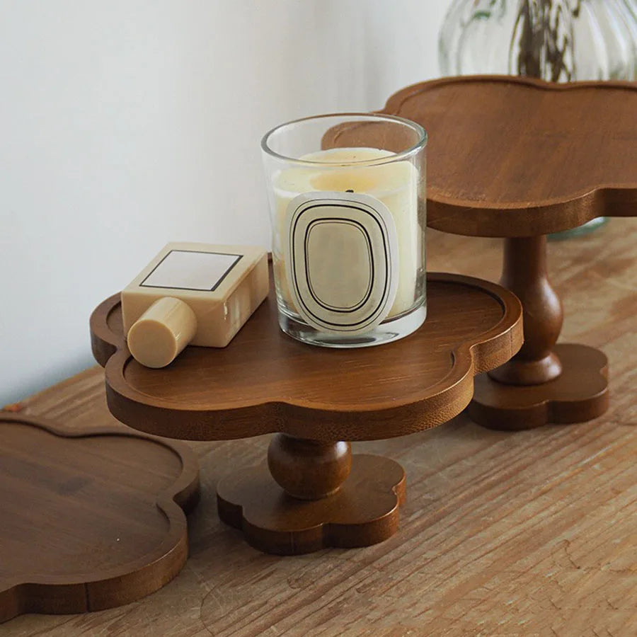 Elegant wooden organizing tray 